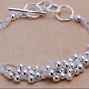 925 sterling silver beads toggle bracelet