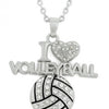 Pendant volleyball necklace jewelry